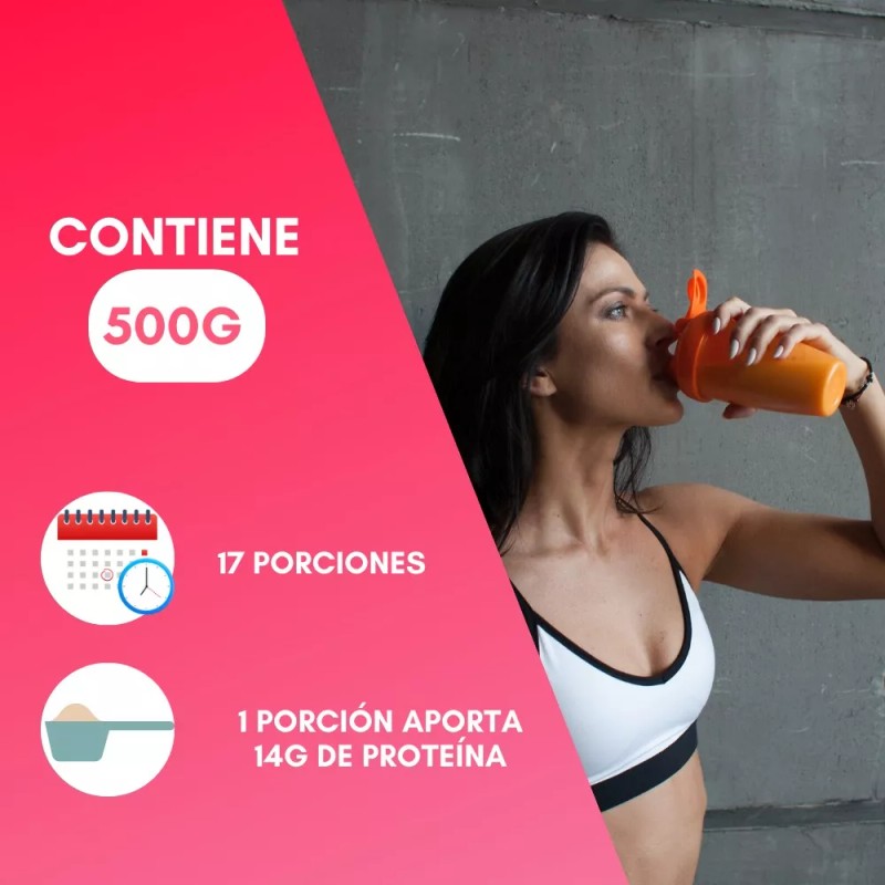 NutraSien100 Malteada Nutrasien100 Sin Azúcar Fibra 500g Sabor Fresa