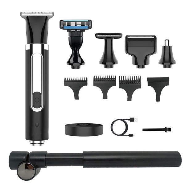 DoCatop Back Shaver for Men, 5-in-1 Electric Back Hair Removal