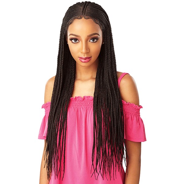 Sensationnel Synthetic Hair Lace Front Wig Cloud 9 Swiss Lace 13X5 Lace Parting Braid Lace Wig Fulani Cornrow (1)