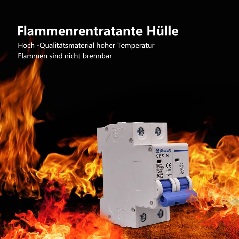 HandGold 2P 500V 25A Circuit Breaker DC Isolator Circuit Breaker