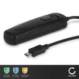 subtel® Fernauslöser für Sony Alpha 7 9 A6600 A6400 A6300 A6100 A6000 DSC-RX100 III DSC-RX10 DSC-HX400V Kamera - Kabelauslöser RM-VPR1, RM-SPR1 Fernbedienung, Camera Remote Control Shutter Release