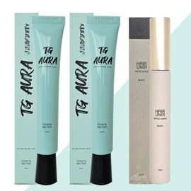 Tatugrimo Aura Scalp Dyeing 30ml 2 x Dark Brown + 1 Hairliner / 타투그리모 아우라 두피 물들임 30ml 2개 흑갈색+헤어라이너 1개