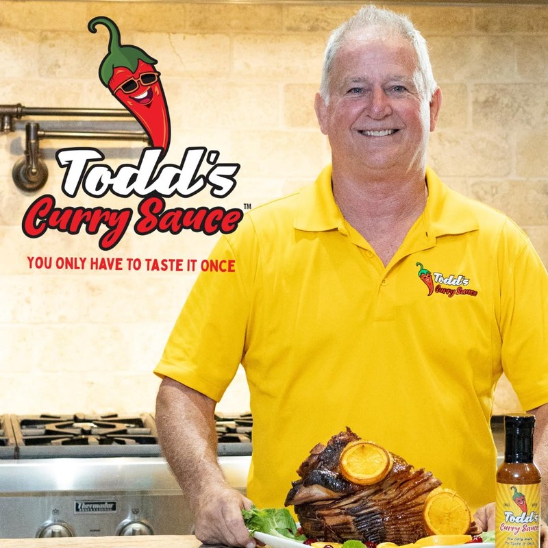 Todd's Curry Sauce (12oz) | Sweet Curry with Mild Spice