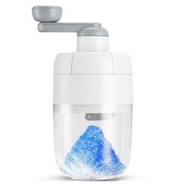 Manual Shaved Ice Maker Machine, Ice Shaver Machine, Portable Ice Crusher,Blue