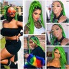 NeonGreen Pre Stretched Braiding Hair Colorful 30 Inch 2 Packs