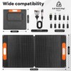 100w Solar Panel Portable Solar Panels for Camping 12v Dustproof