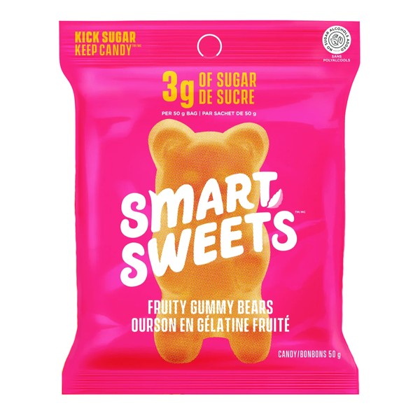 Smart Sweets Gummy Bears Fruity 50g