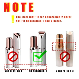 Gen 2 Replacement Heads for Flawless Facial Hair Remover - Facial Hair Removal Replacement Heads for Women,for Finishing Touch Flawless Hair Removal Gen 2(2 Pack)