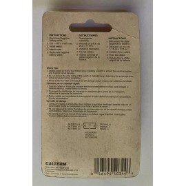 Calterm Illuminated Rocker Toggle Switch 20A/12V BLUE L.E.D. On/Off SPST