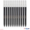 DIGNO SketchStic Felt Tip Pens, BLACK, Pack of 12, Fibre