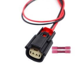 2-Pin LED Light Fog Lamp Fog Light Connector Pigtail Compatible with Ford Explorer 2020-2022 Harness Plug 33471-0201