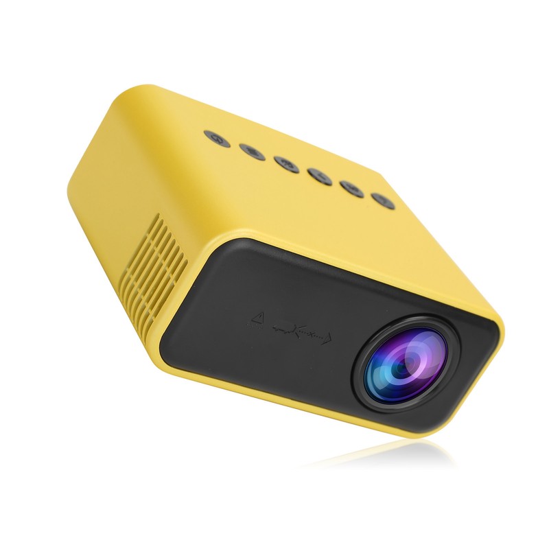 YT500 Mini Projector Portable Movie Projector with Audio and Video/USB/Memory