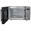 Emerson MW9005SS Compact Countertop Microwave Oven with Button Control, LED