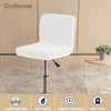 Gollense Velvet Stretch Bar Stool Covers with Backs, 4 Pack