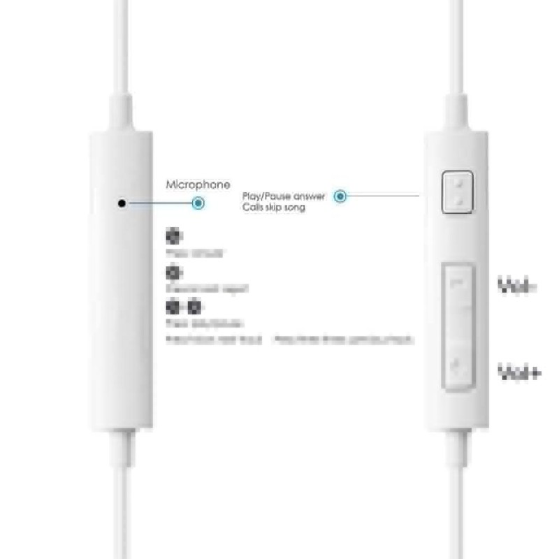 Stereo 3.5 mm in-Ear Wired Hands free with Mic for
