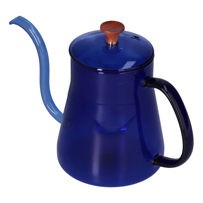 Coffee Kettle Glass Coffee Pot 600ML Coffee Drip Kettle Long