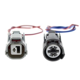 MOTOALL VTEC Power Steering Oil Pressure Switch Sensor Connector & VTEC Solenoid Plug Pigtail Wire Harness Lead Wiring Loom Female for Dorman 645-203 Honda Accord Civic Prelude Odyssey Acura Integra