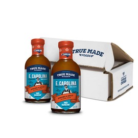 Pitmaster Eastern Carolina Vinegar Barbecue or Mop Sauce from Legendary Pitmaster Ed Mitchell - made from Apple Cider Veingar and Hot Pepper - Keto Friendly BBQ Sauce with No Sugar Added - Whole30 and Paleo Friendly (17oz, 2 Pack)