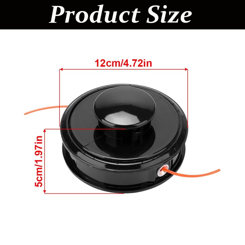 TopHomer 1PCS String Trimmer Head, Strimmer Head Replacement Compatible with