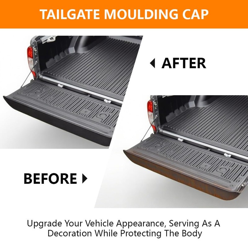 G-PLUS Tailgate Molding 3pc Set Compatible with 2011-2016 Ford F250