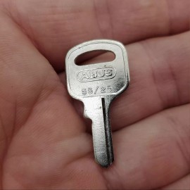 Abus 5x Abus 55/50 KB Padlock Key Blanks #90170 Nickel Plated 4 Pin