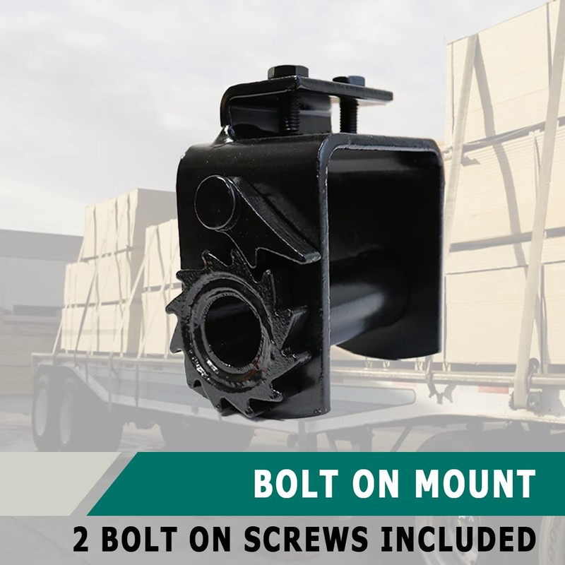 Boxer Heavy Duty Bolt On Winch for Flatbed Trailer –