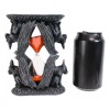 Gothic Guardian Winged Ram Gargoyles Celtic Clover Pillar Sand Timer