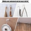 AccEncyc Adhesive Shelf Bracket 2.8" Punch Free Shelf Support Pegs