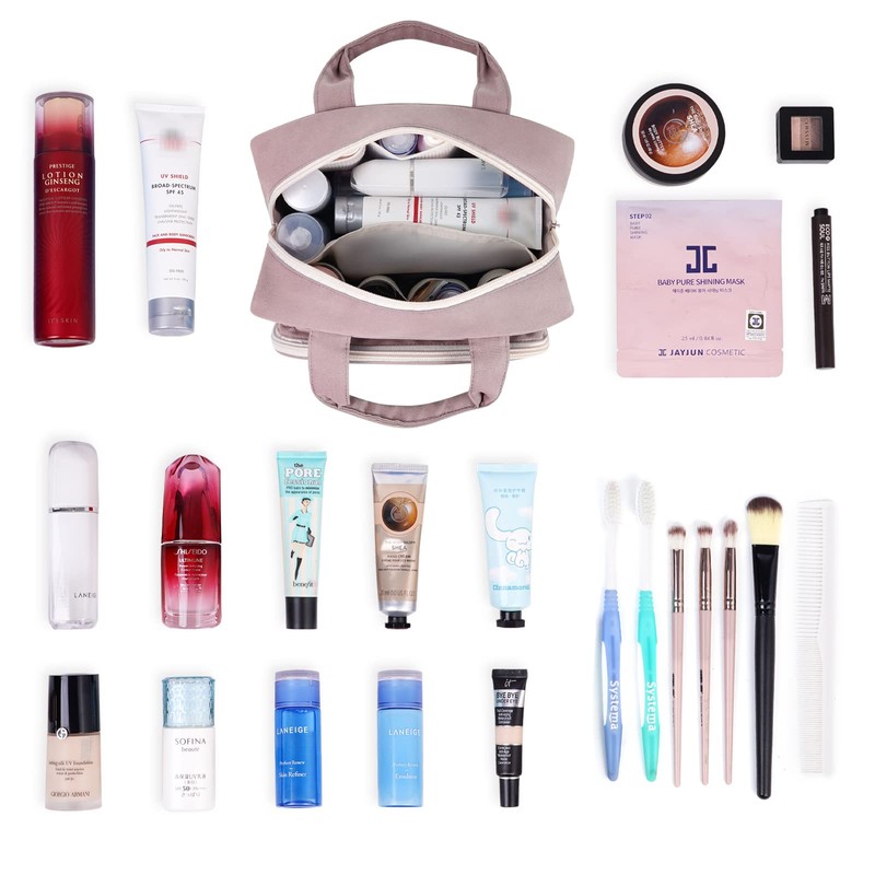Full Size Toiletry Bag Large Makeup Bag Organizer Travel Cosmetic