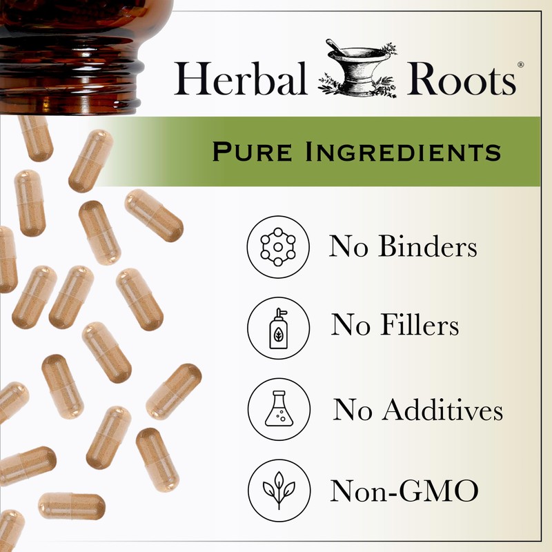 Herbal Roots Organic Ginkgo Biloba Made with Pure Organic Ginkgo