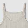 JAJU [JAJU/자주] 여 코튼 포인텔 크롭 캐미솔_카키그레이 [JAJU] Women's Cotton