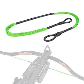EOUS 17.5" Pistol Crossbow String Replacement 50 lb to 80 lb Crossbow Pistol Strings,20 Strands HMPE 1600D,Green