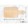 MAISON RODIN Compact Wooden Serving Board, with Handle and Hanging