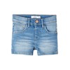 NAME IT Girls Nmfsalli Dnmthris Tb Shorts, Medium blue (medium
