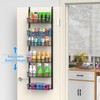 VyGrow 12.3" W Narrow Over the Door Pantry Organizer, 6-Tier