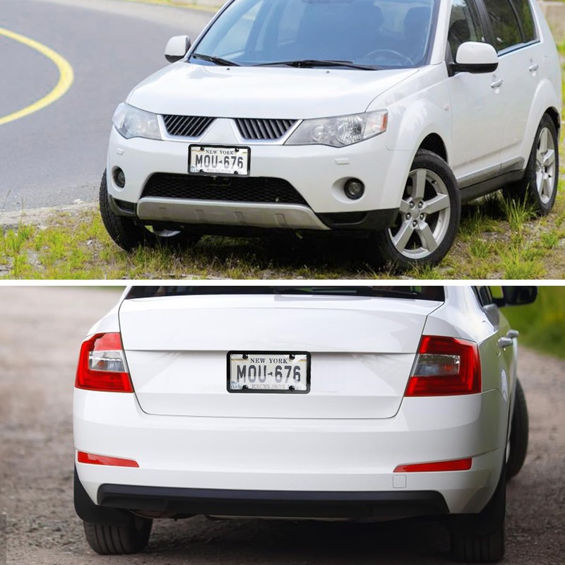 License Plate Frame, 2 Pack License Plate Cover, License Plate