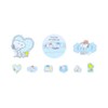 Sunstar Stationery Snoopy Seal Piece Relax Siblings Light Blue S8593744