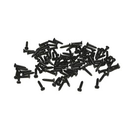 Track Construction Screws for Model Railways Countersunk Head Sheet Metal / Wood Screws with Tip and PH Phillips Dimensions: 1.4 x 10 mm, Pack of 100, Head Diameter = 2.5 mm, Factory Material: Steel