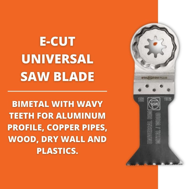 Fein Starlock Plus E-Cut Universal Saw Blade - Precision Cutting