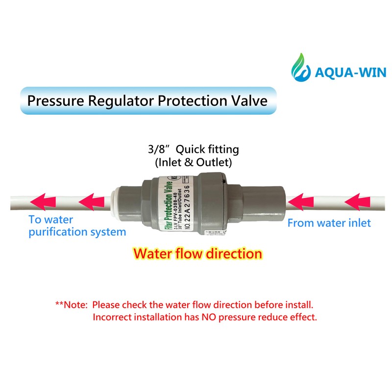 Aqua-Win Pressure Limiting Protecting Regulator Single Check Z-LV-FPV-0308