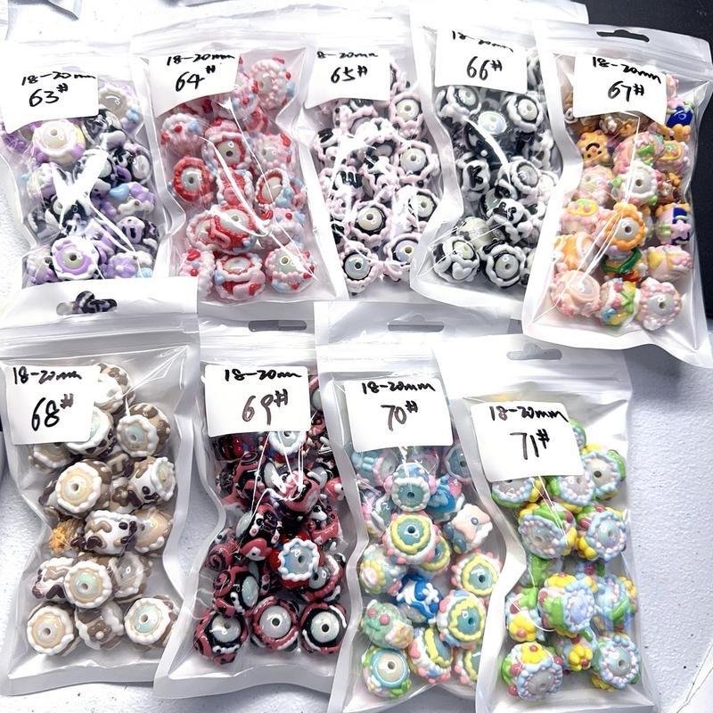 Clearance Acrylic beads for pens keychain crystal beads:_3#