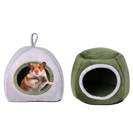 Avaner Guinea Pig Bed 2 Pack, Hamster Bed House, Guinea Pig Huts