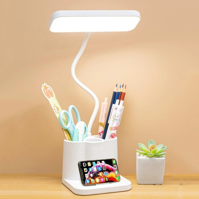 Desk Lamp Adjustable Swing Arm Lamp with Clamp Eye-Caring Reading