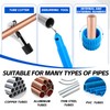 kuailebuy Tube Bender Kit, for 1/4"-7/8" O.D. 90° Forward/Reverse Bending