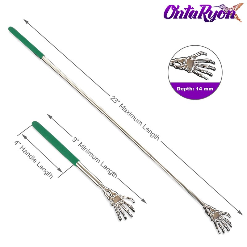OntaRyon Telescopic Back Scratcher | Novelty Gift for Men and