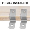 100 Stück Z-Typ-Haken, Bilder-Aufhängesystem, robuste Metallaufhänger, Bilderrahmen, Schreibtisch-Clips, Z-Clips für