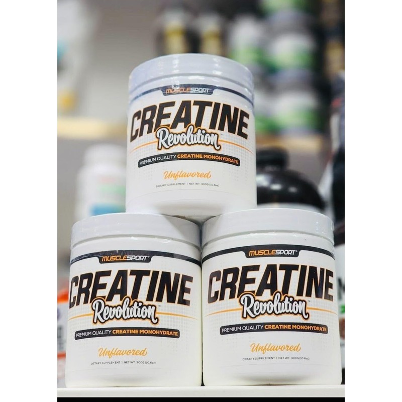 Musclesport Creatine Monohydrate Powder - Micronized Creatine Monohydrate - Energy,