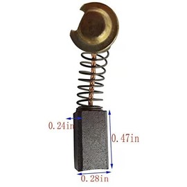 999021 Carbon Brush For Hitachi G10, 12SR2, GP2, P20SB, CN16SA,CE16SA, D10YB Replacement Part (4 Pack)