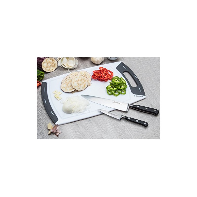 3 Claveles Messer, Alloy Steel, Schwarz, 1.25 picometer