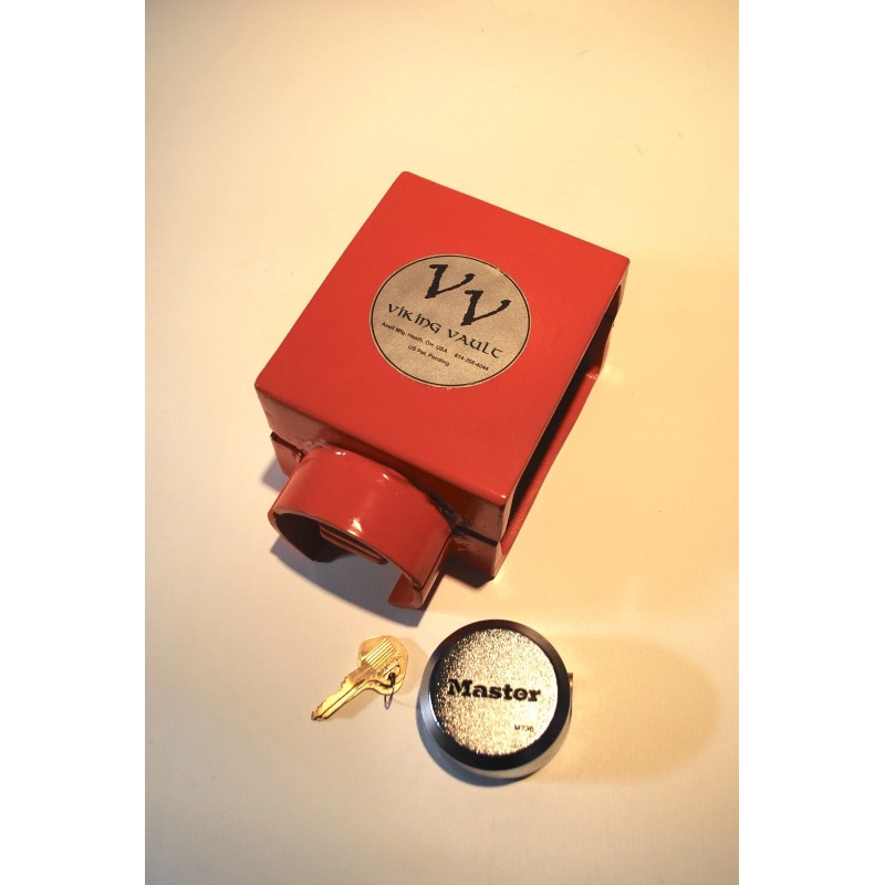 Viking Vault Trailer Hitch Lock- Without Lock -Orange